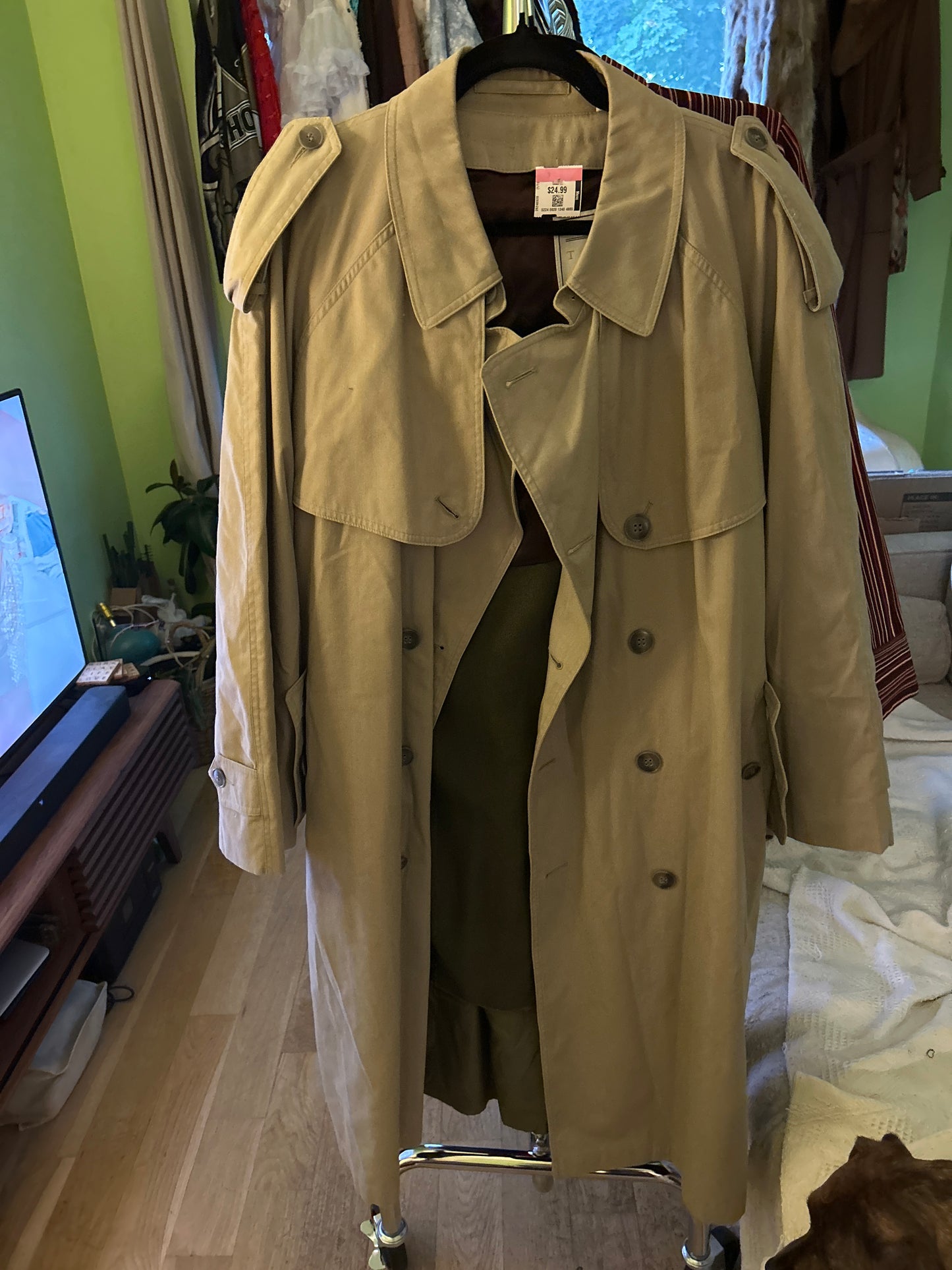 Towne trench coat