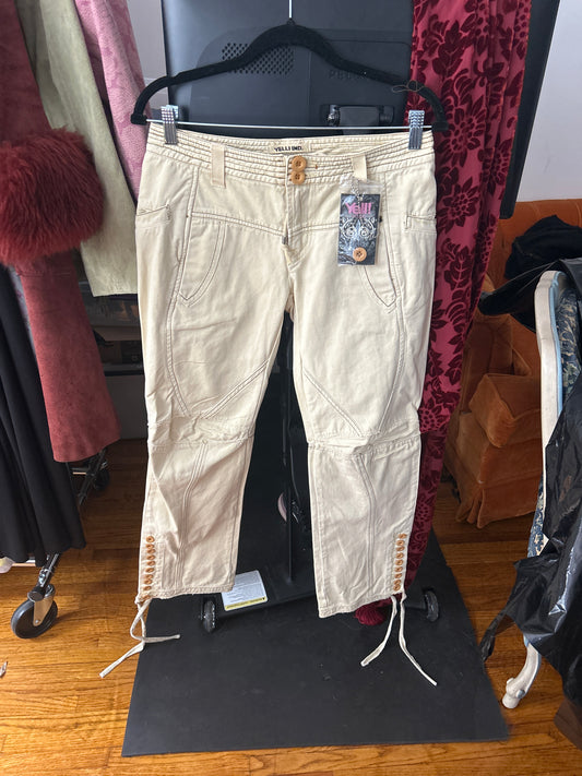 Yelli Cream twill pants