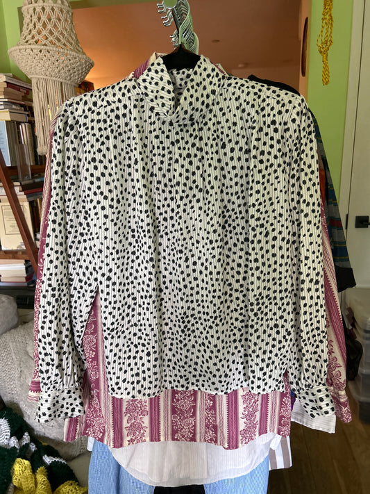 Dalmatian print top
