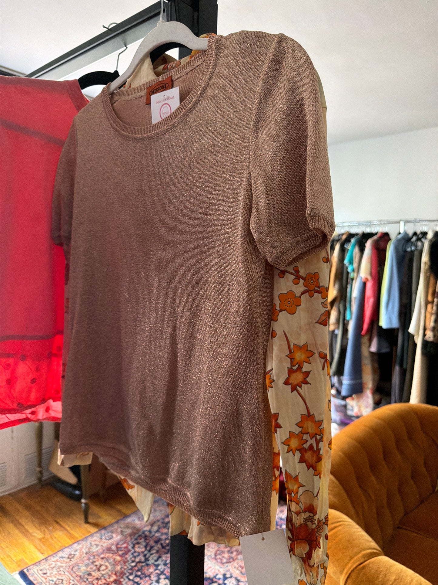 Missoni shimmer t shirt