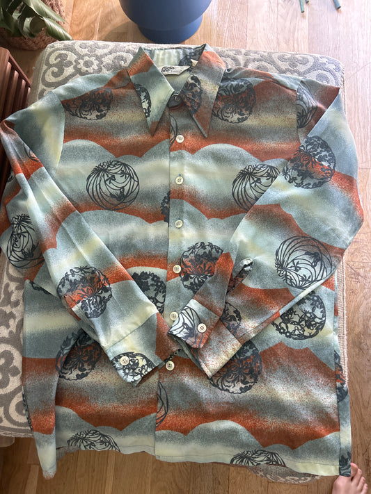 70s button up