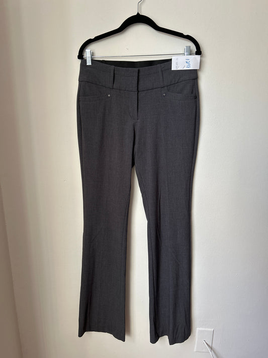 Grey thick belt trouser