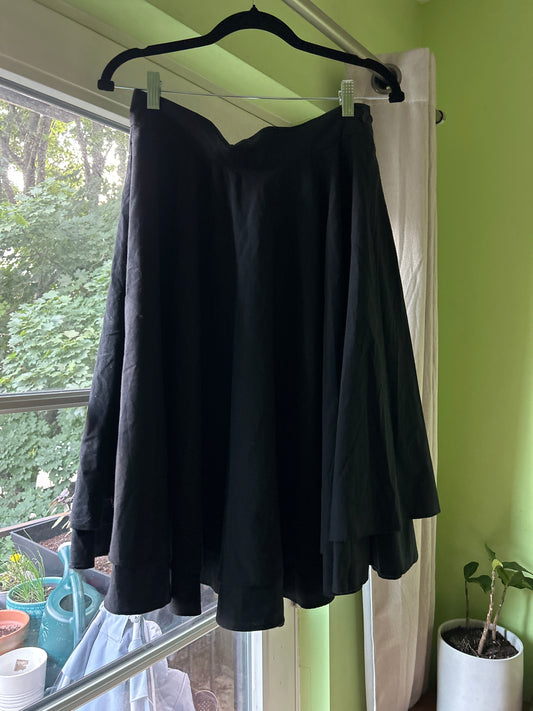 black circle skirt