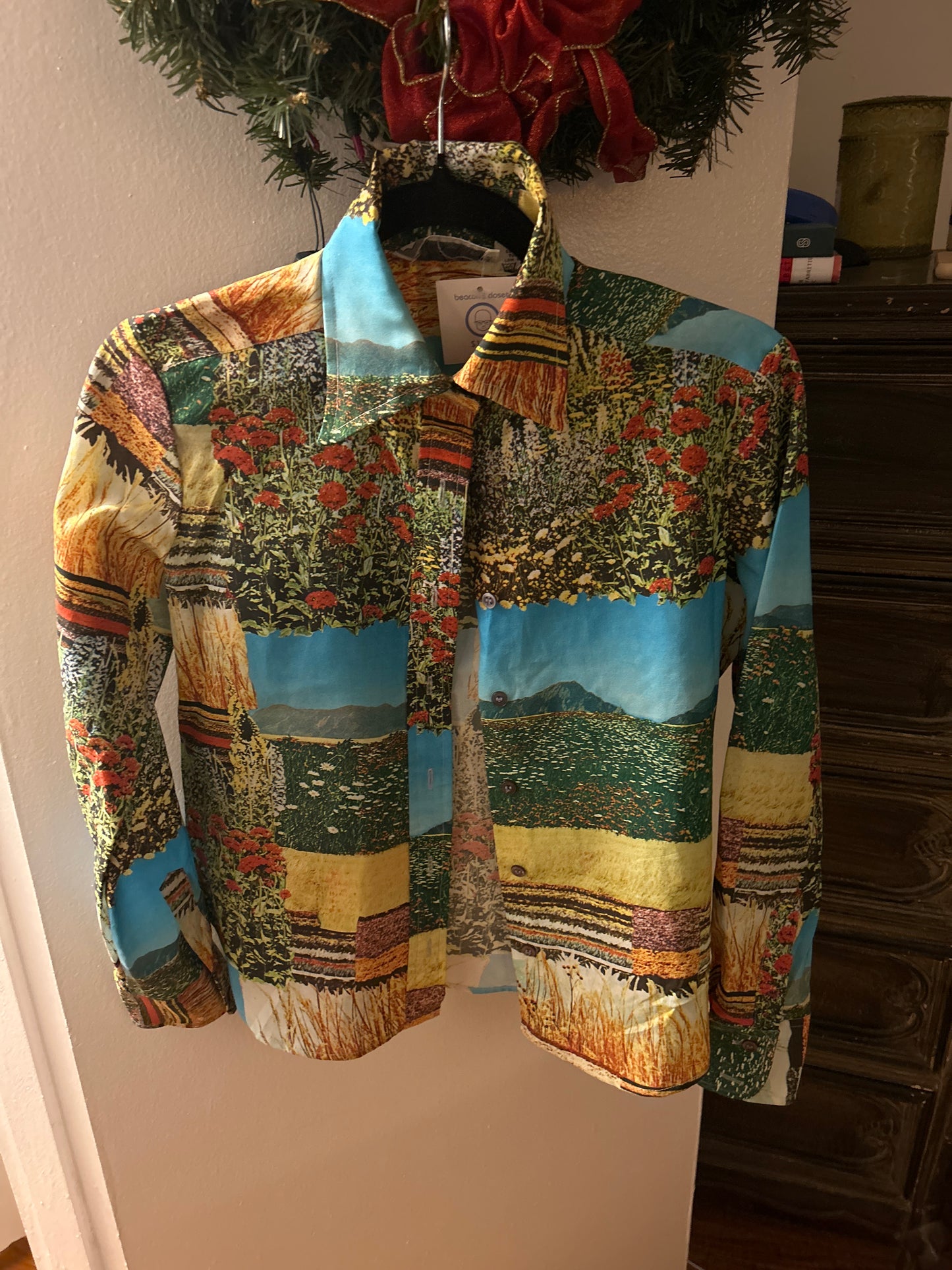 San Francisco Shirt Works 70s print top 015046