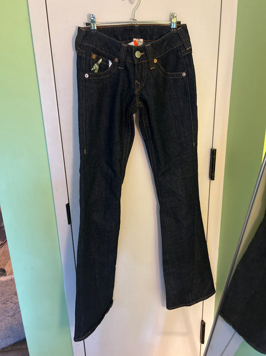 True religion jeans silver pocket