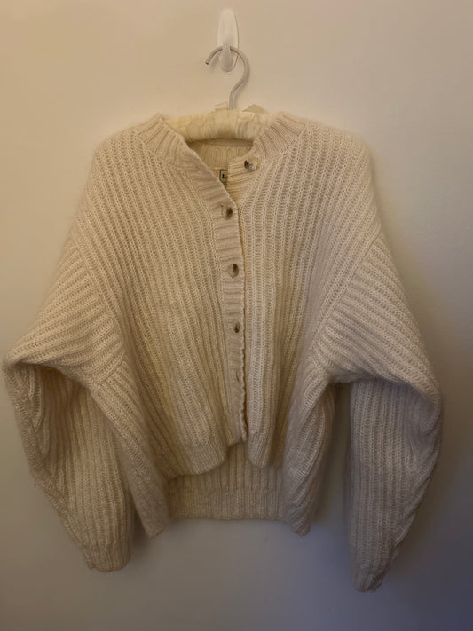 JM LL Bean wool knit cardigan 127