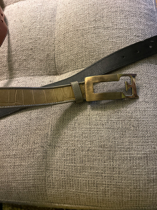Sage escada belt