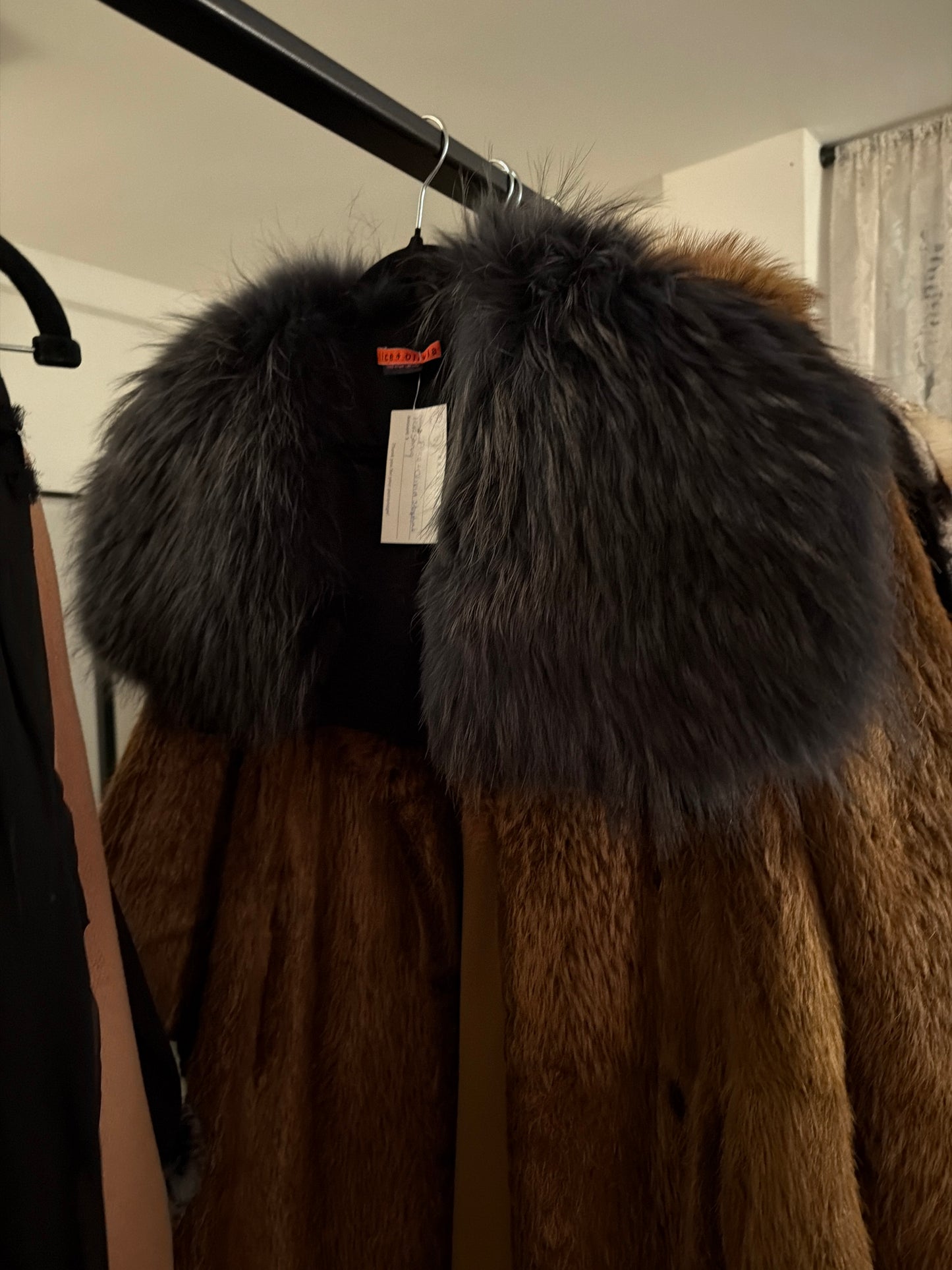 Alice + Olivia fox shrug JM 3