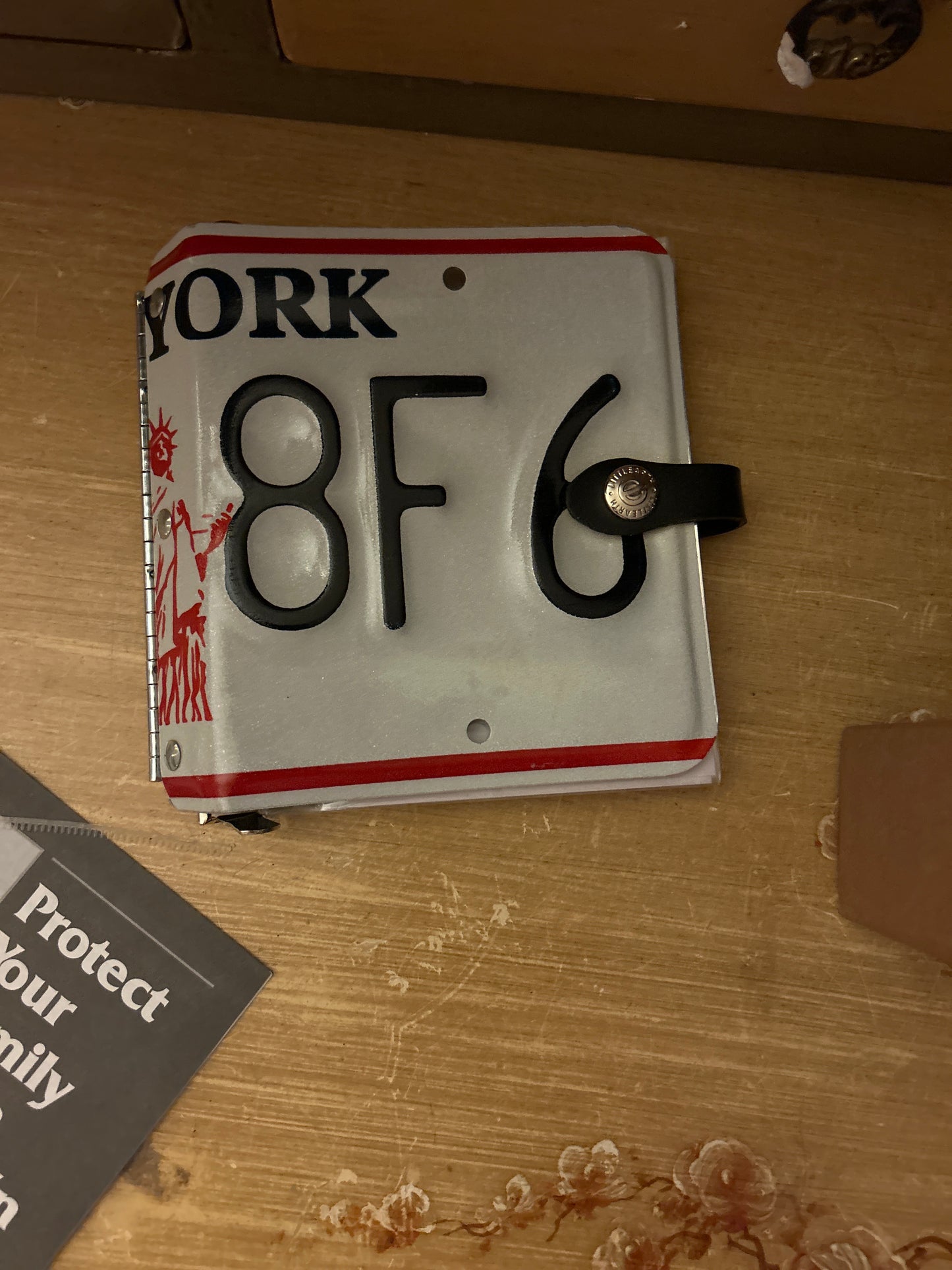 New York license plate photo album