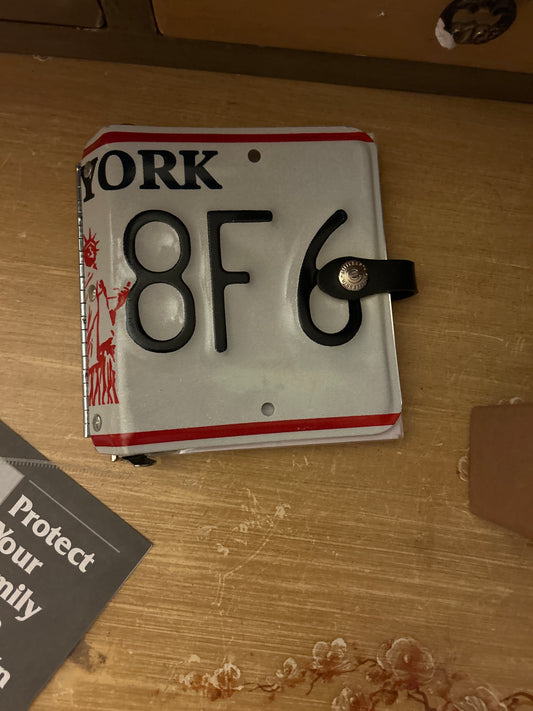 New York license plate photo album