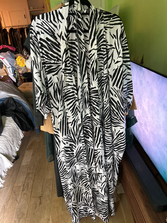 Neiman's zebra robe