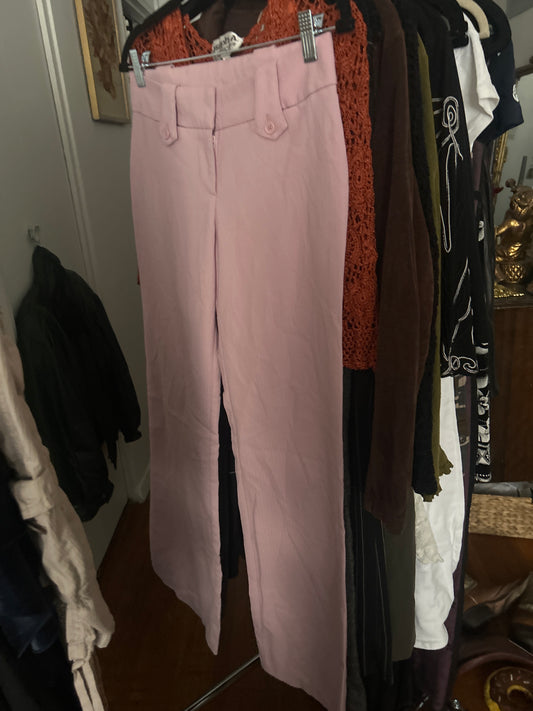 Pink pinstripe trouser