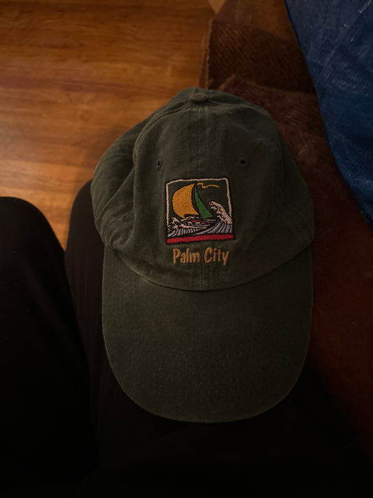 Green palm city hat