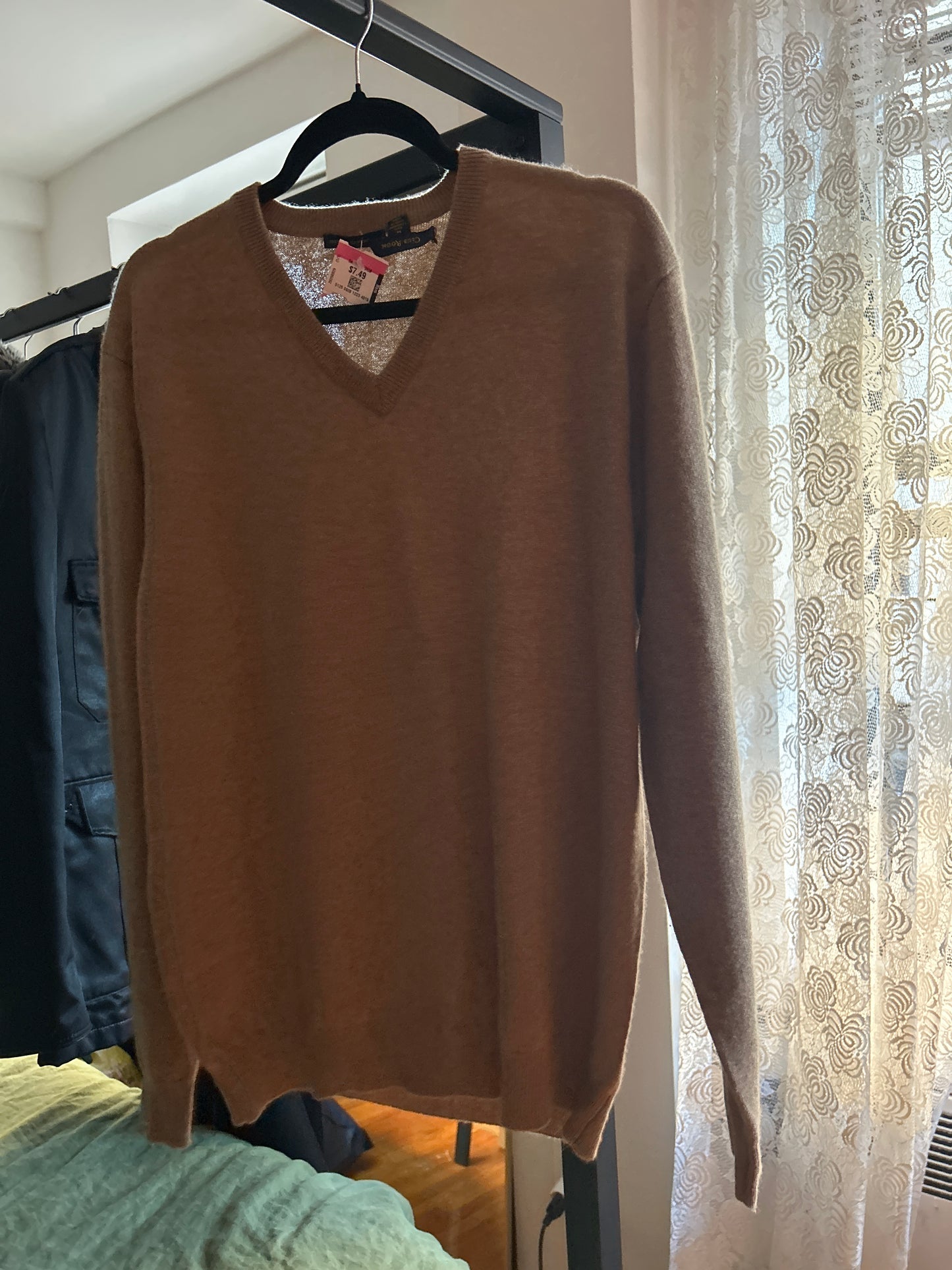 Tan cashmere sweater