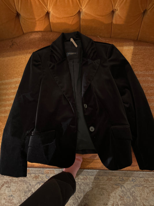 Italian velvet blazer