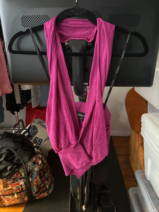 Bebe fuschia top
