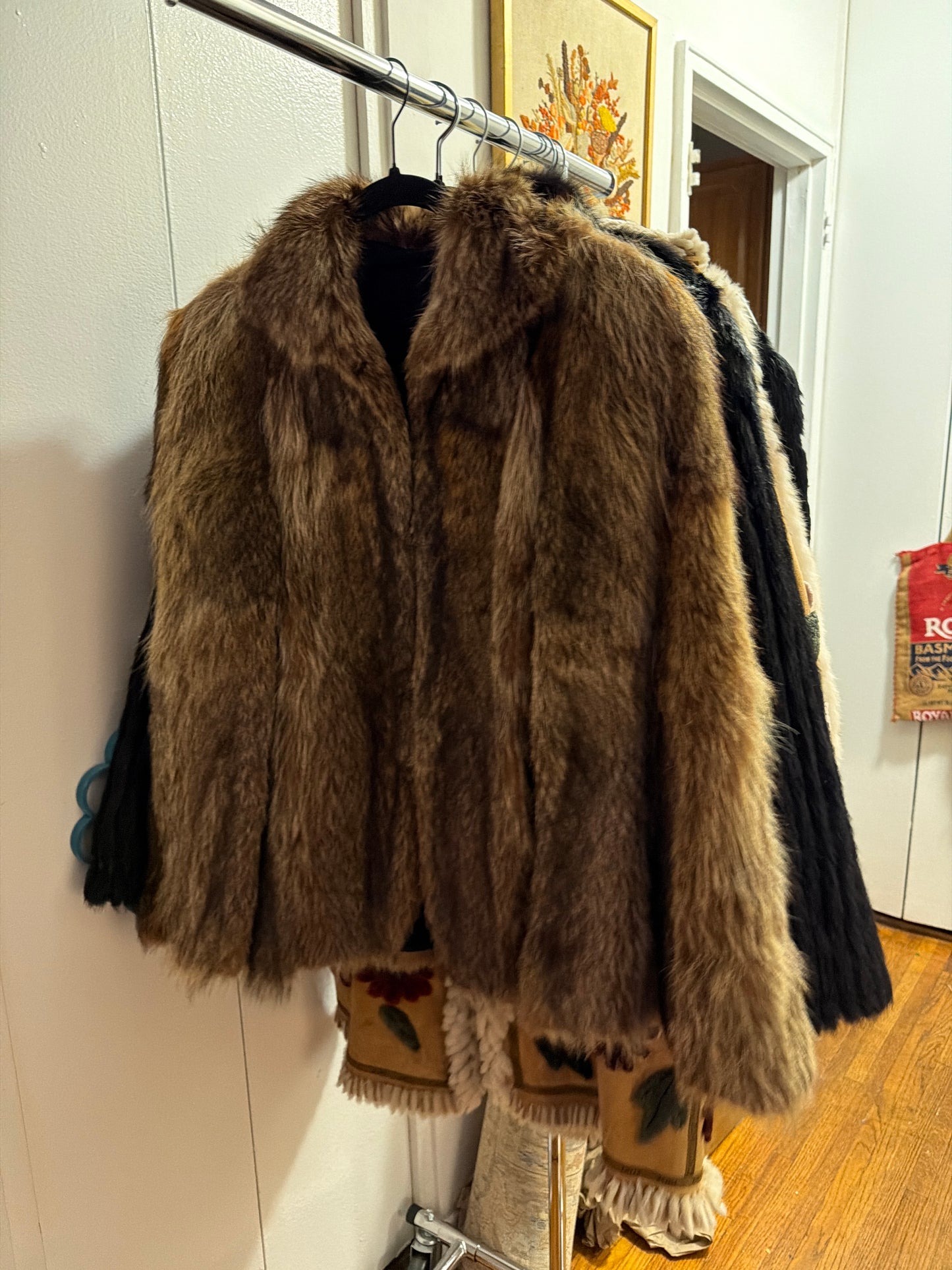 Brown beaver jacket JM 38