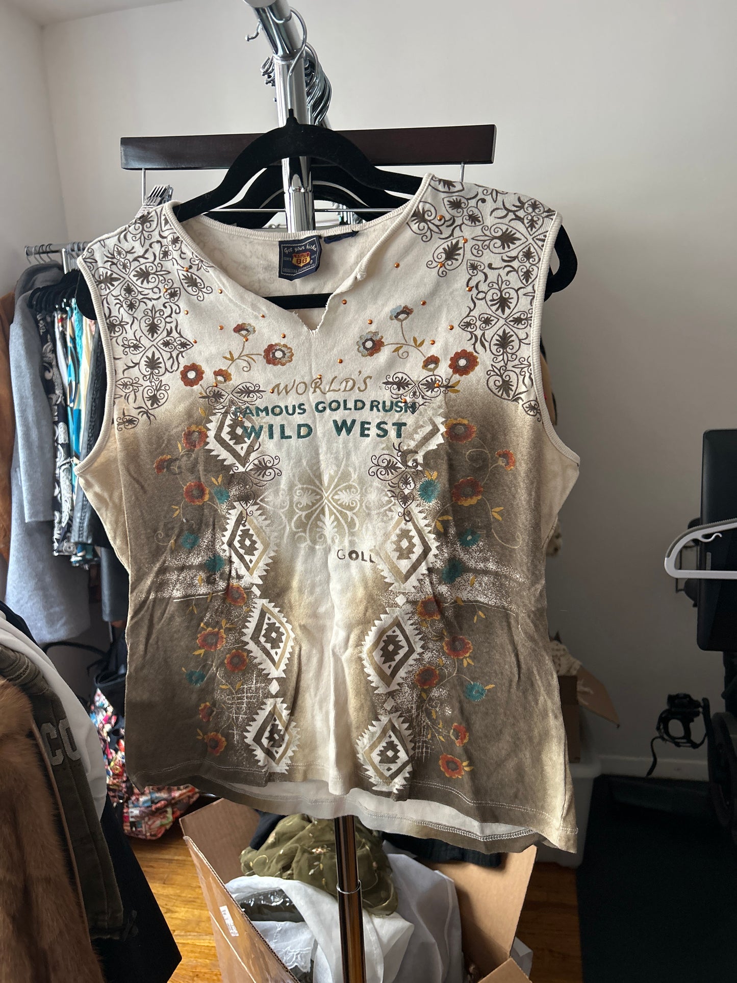 Route 66 wild West tank top