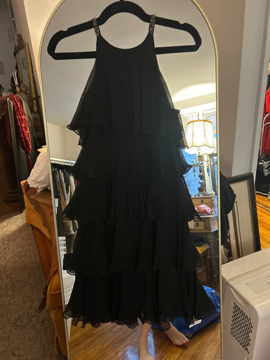 BCBG tiered ruffle dress