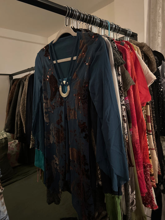 Blue top with O ring
