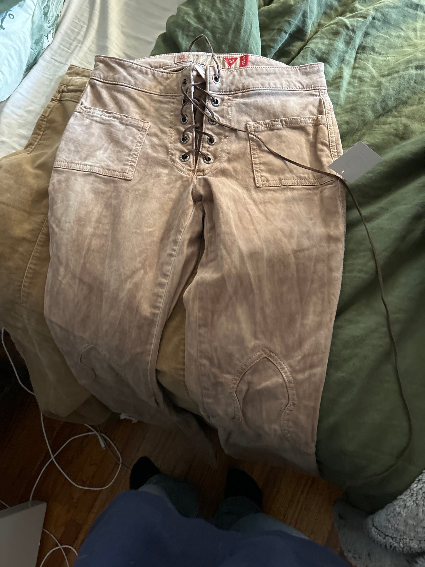 Guess jeans lace up pant