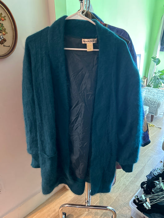 Michelle Nichol angora cardigan