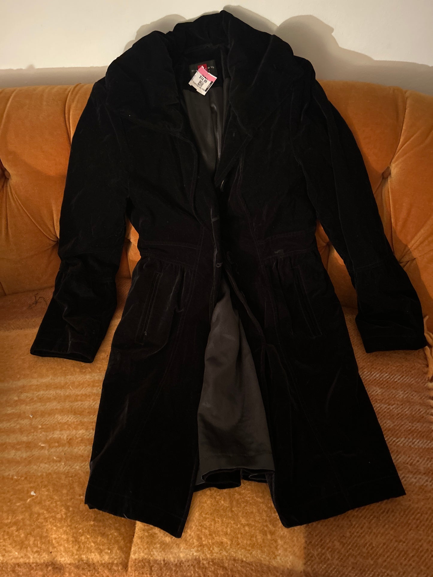 Black velvet jacket petite