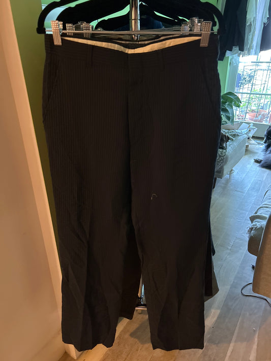 Navy pinstripe pants sz 32