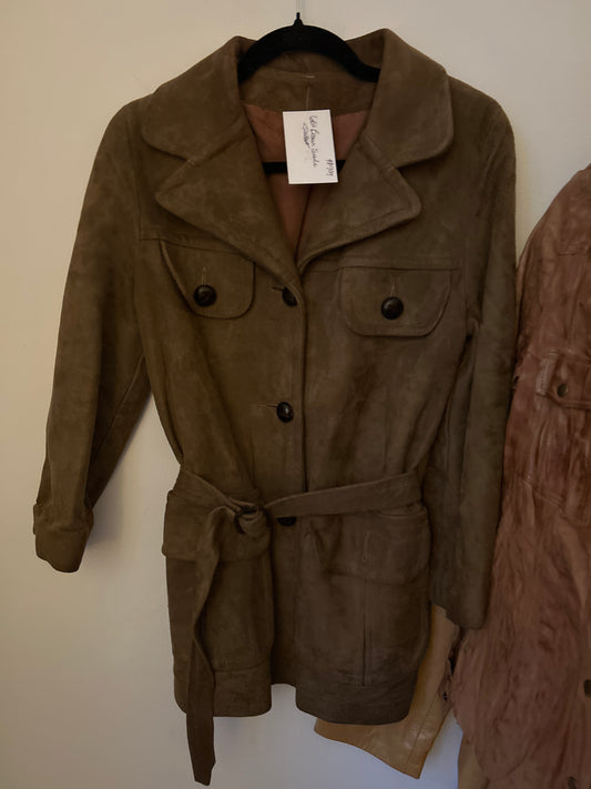 JM brown suede jacket 108
