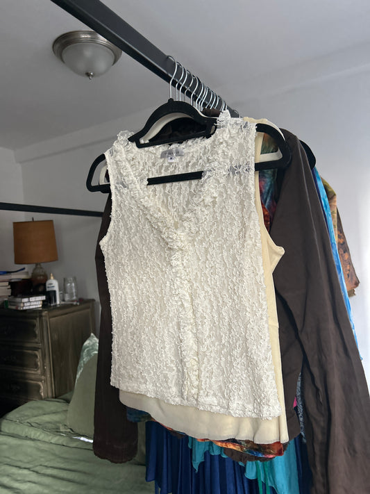 Liquid lace top