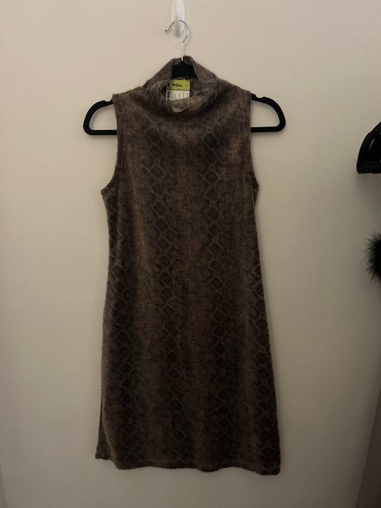 JM fleece animal print dress 91