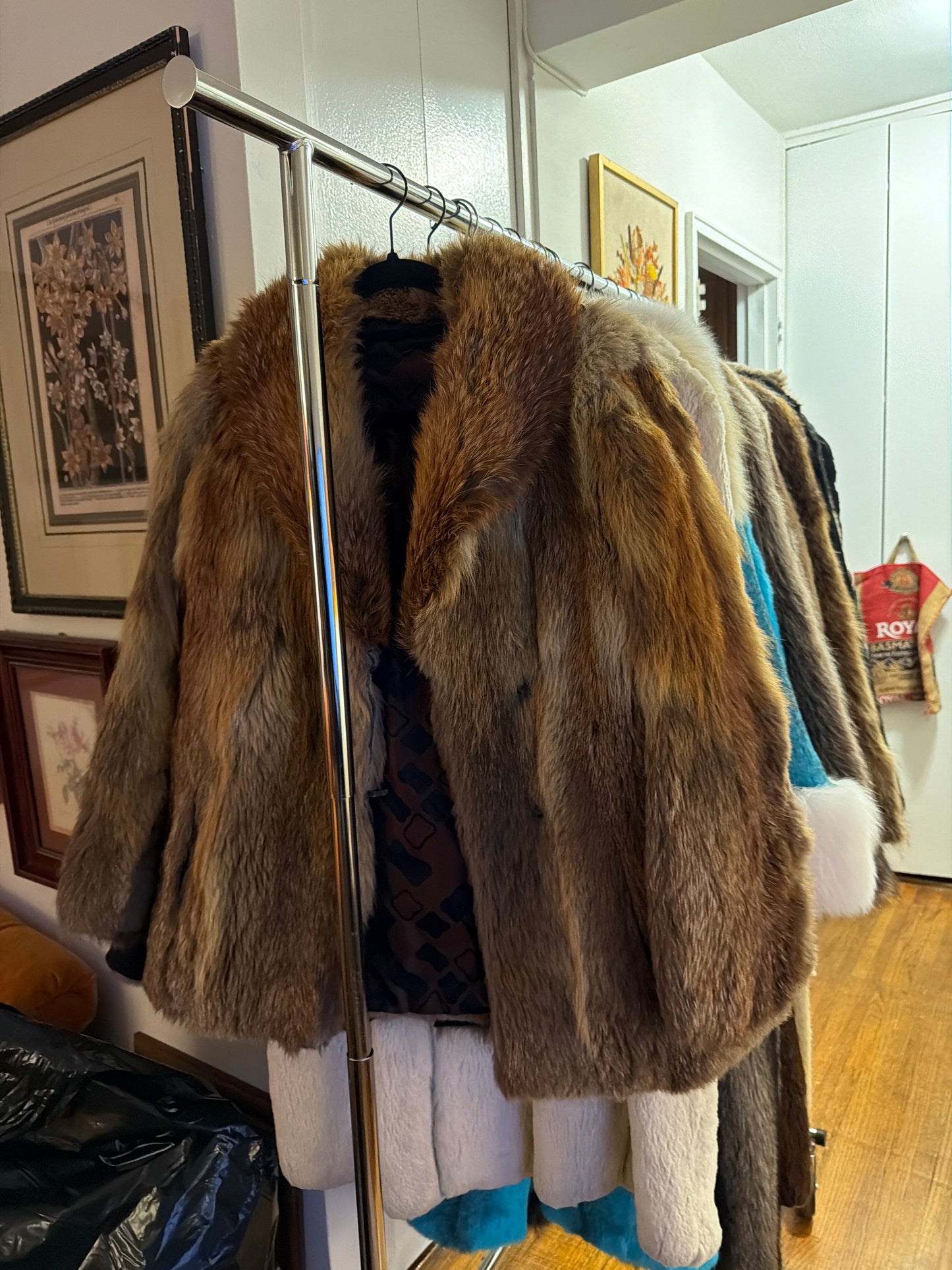 Red fox fur jacket JM 9