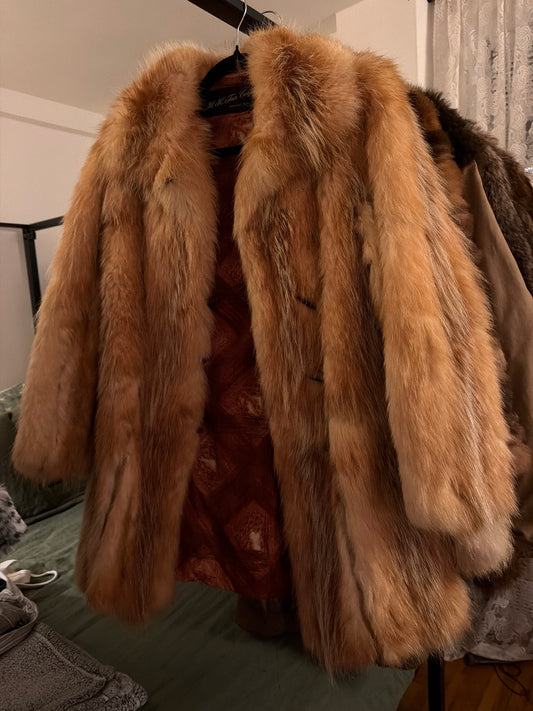 Dyed raccoon jacket JM 36