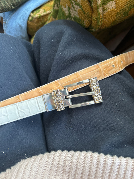 JM ivory Brighton belt 166