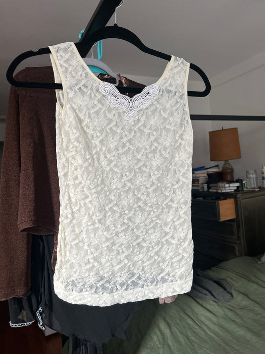 Lace tank
