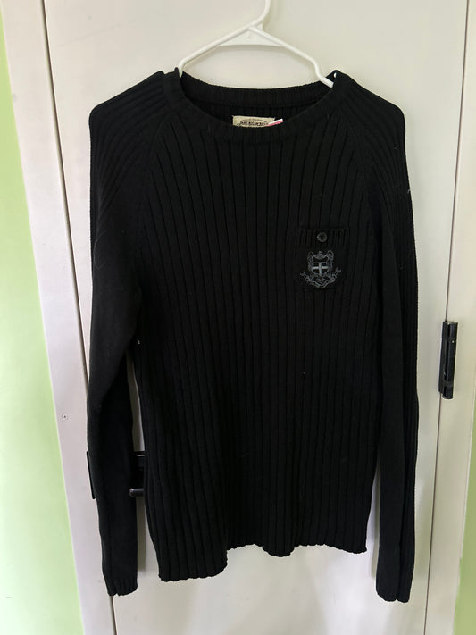 Black American rag sweater