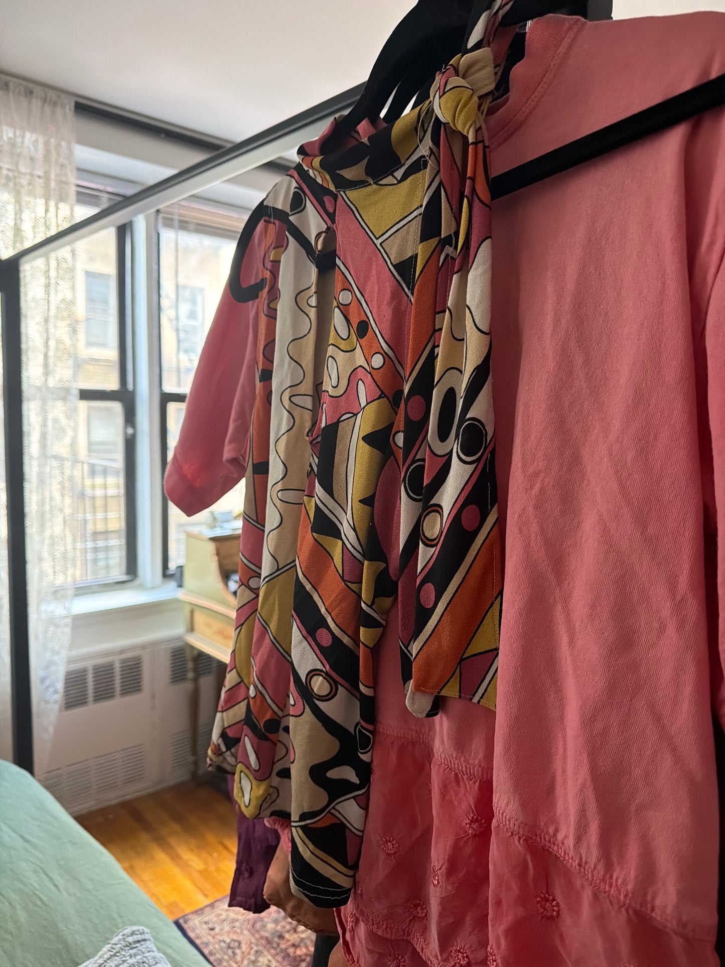 70s print sleeveless top