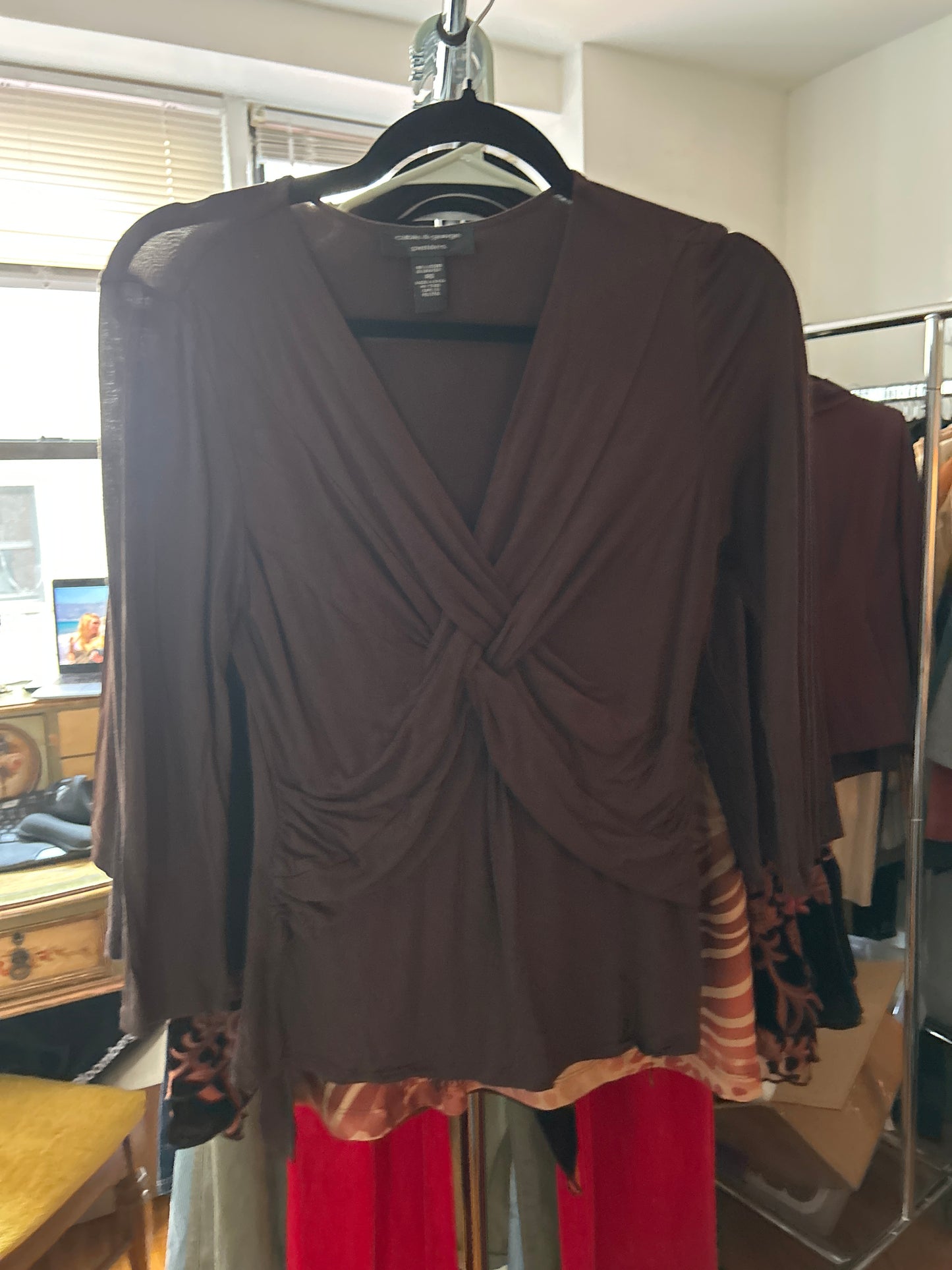 Cable & gauge petites brown top
