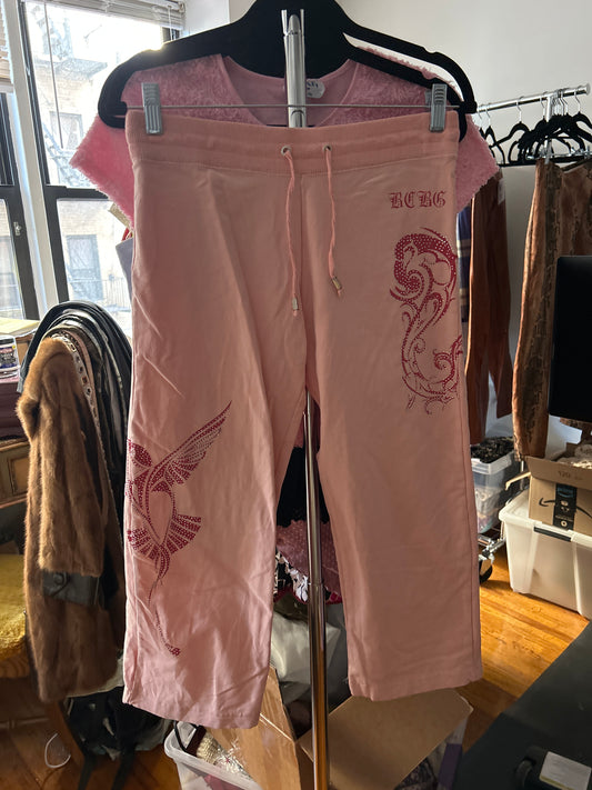 Pink BCBG capri pants