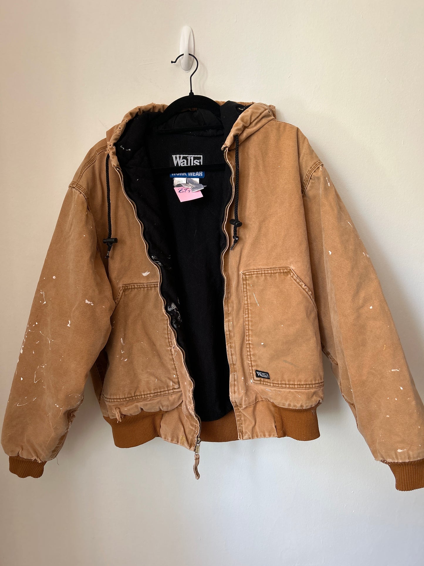 Walls distressed bomber jacket