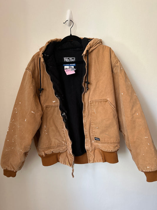 Walls distressed bomber jacket