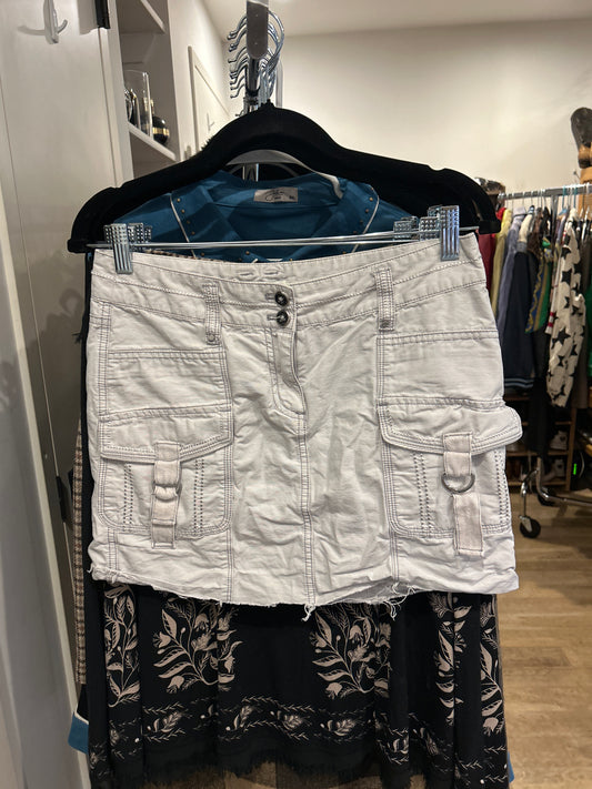 White House black market cargo mini skirt