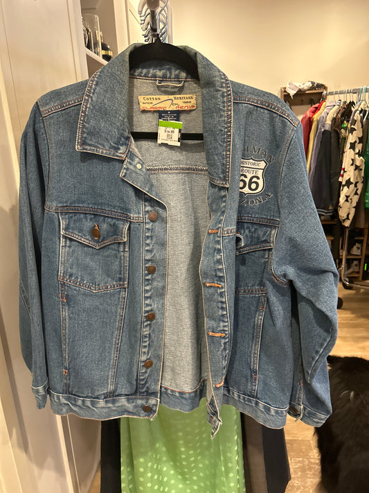 Route 66 denim jacket