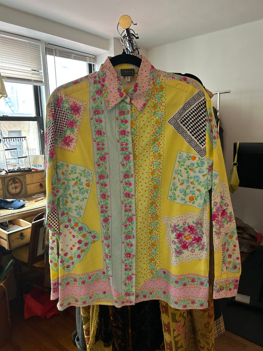 JM 246 Versus Versace print blouse