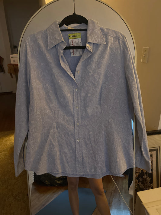 Metro blue blouse JM 296