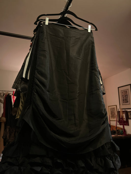 Mikson black layered skirt