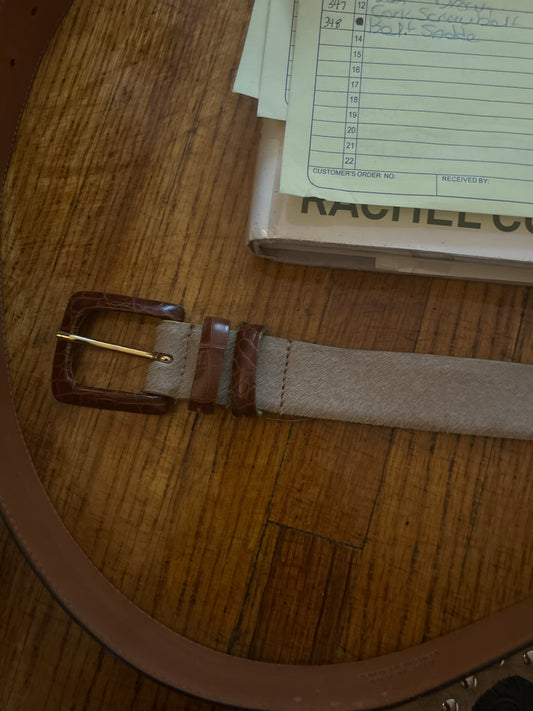 Belt beige pony JM 340
