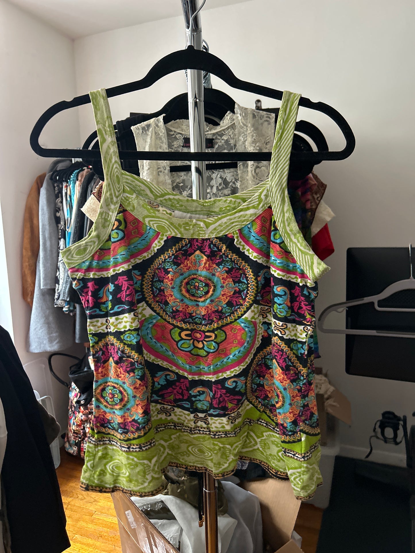 Soft surroundings colorful tank top