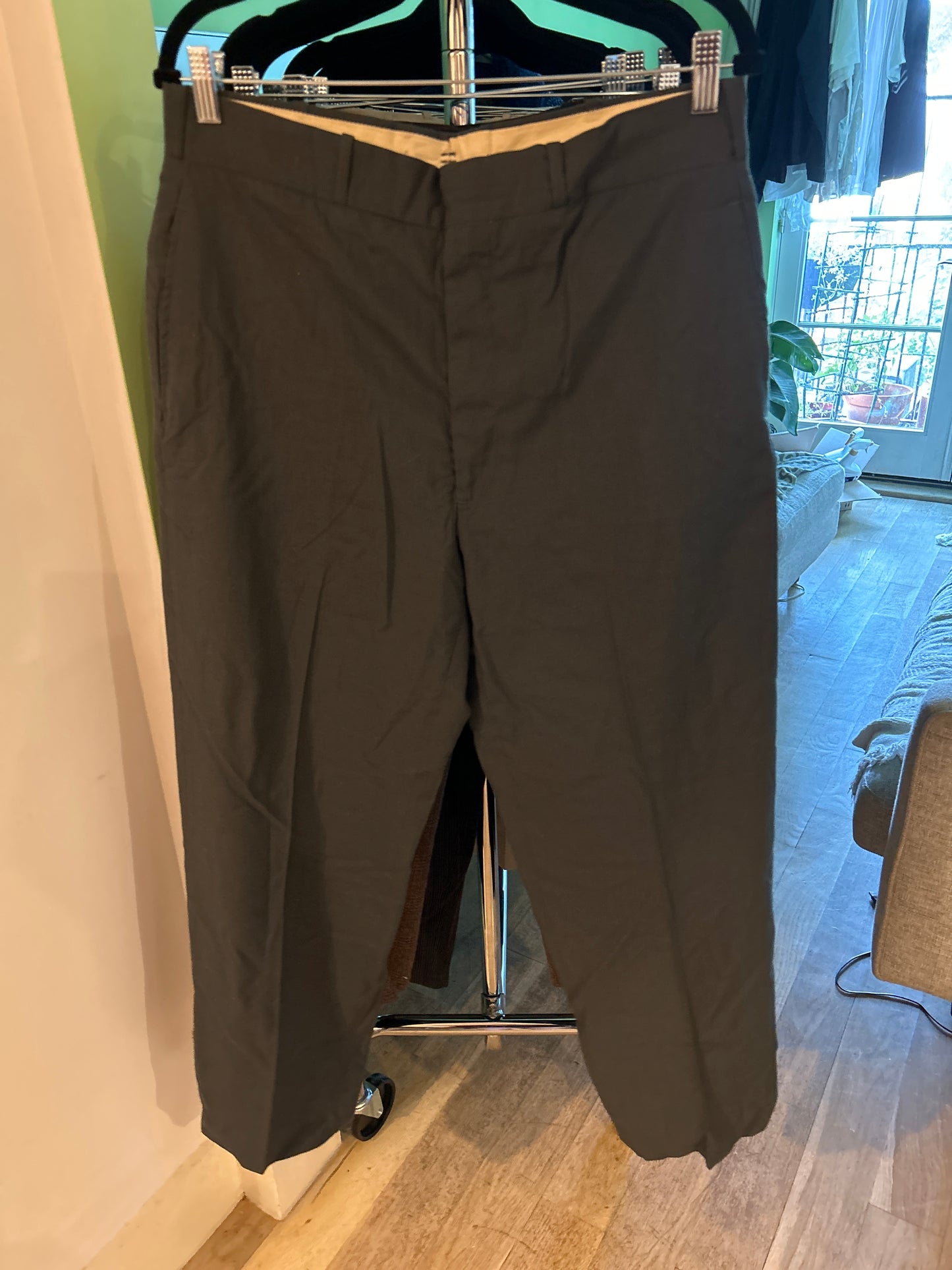 Dark green trousers size 35