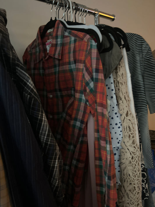 J crew ted plaid button up
